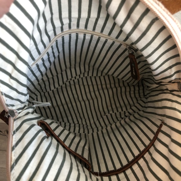 Le Papillon canvas and leather crossbody - Picture 14 of 16